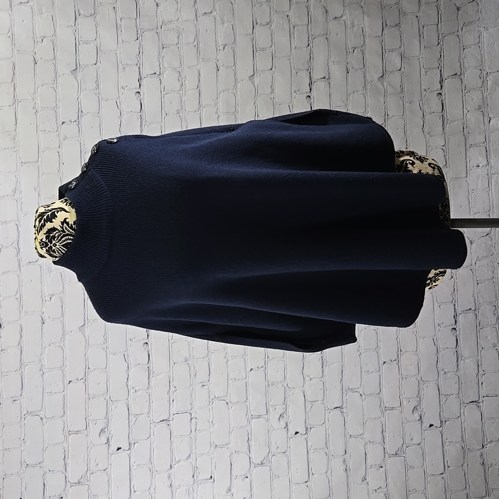 New York and Company Sleeveless Mock Neck Cape - Size S/M